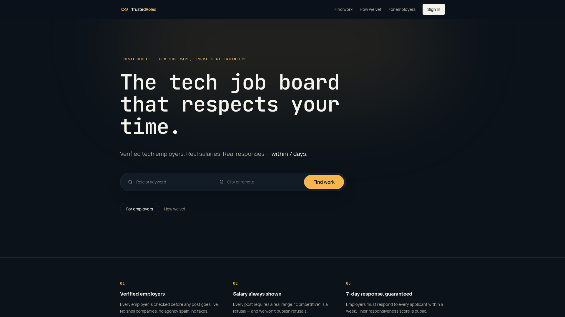 TrustedRoles homepage